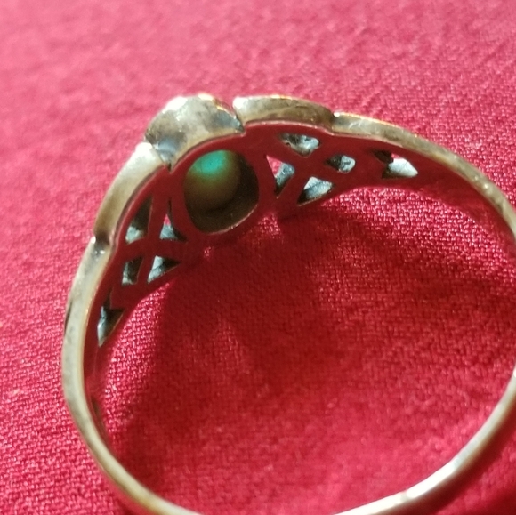 Sterling and turquoise ring - Picture 5 of 9